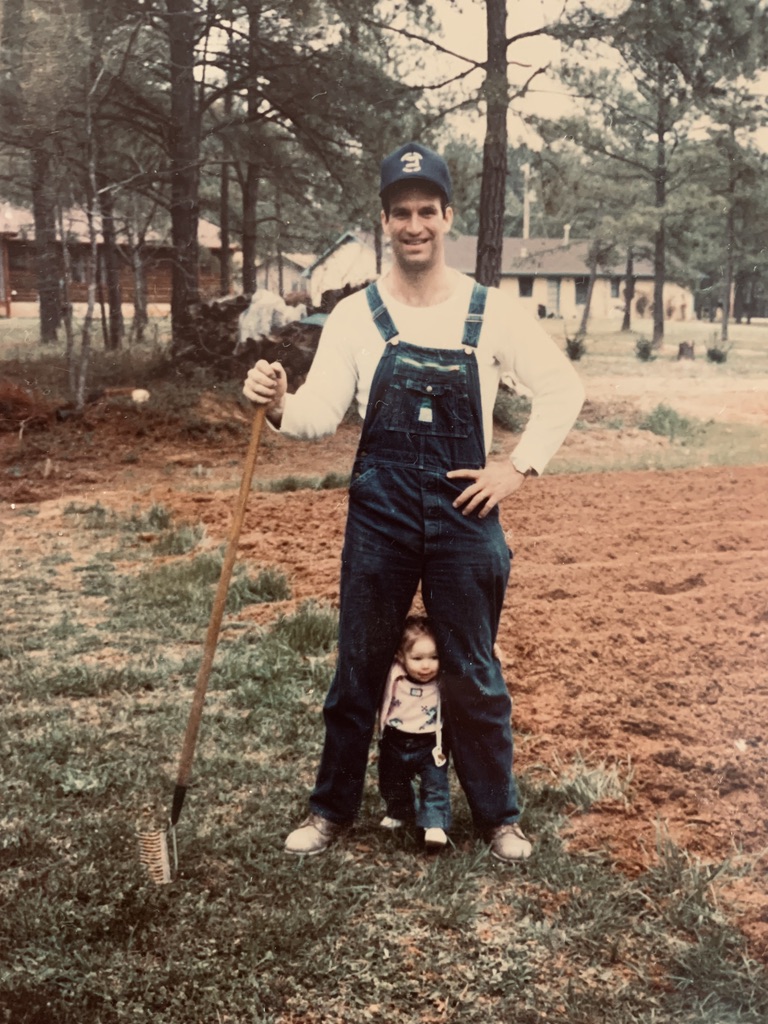 whitney with her father